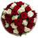 букет из красных и белых роз. Гаага