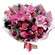 букет из роз и тюльпанов с лилией. Гаага